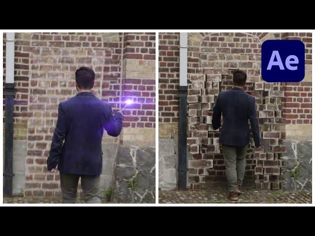 Advanced Harry Potter Wall Transformation in After Effects