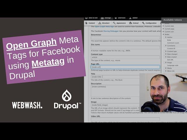 Generate Open Graph Meta Tags for Facebook using Metatag in Drupal