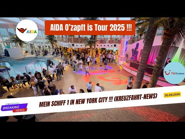 Aida Nova O’zapft is-Tour 2025 & Kreuzfahrt-Aktien im Aufwind??? ( Kreuzfahrt NEWS ) 20.09.2024