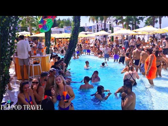 O BEACH IBIZA | POOL PARTY | EIVISSA PARTY ISLAND | 4K TOUR OF O BEACH CLUB | O BEACH CLUB IBIZA