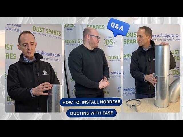 Install Nordfab quick fit ducting - How to connect and adapt your ducting system