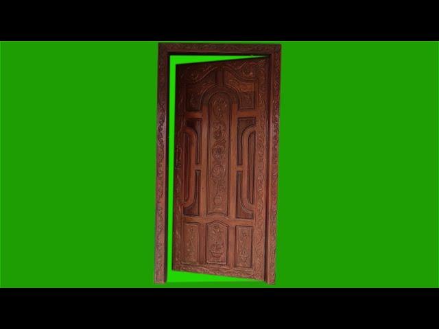 HD DOOR OPENING GREEN SCREEN,green screen door, door opening green screen | green screen video