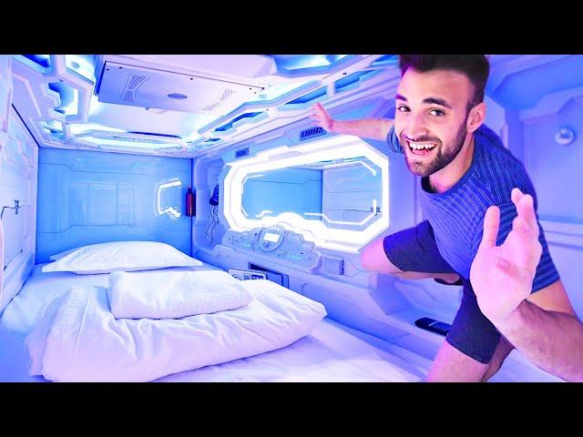 WORLD’S CHEAPEST CAPSULE HOTEL Vs. MOST EXPENSIVE CAPSULE HOTEL ($7 vs $175)!