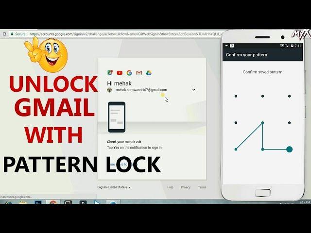 How to unlock gmail account with android pattern lock | unlock gmail without password | Tech Tips