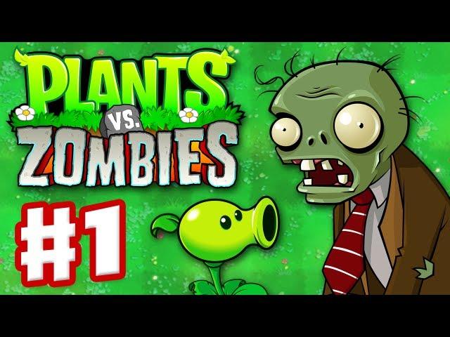 Plants vs. Zombies - Gameplay Walkthrough Part 1 - World 1 (HD)