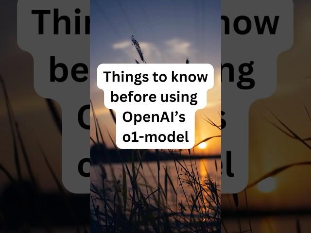 What is OpenAI’s o1 model #shorts #openai #ai