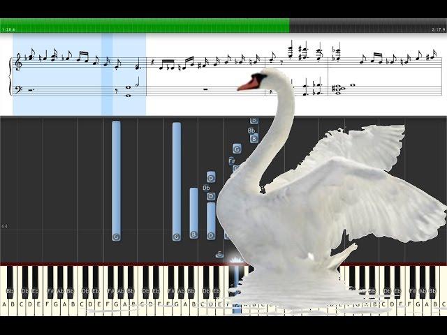 Как играть на СИНТЕЗАТОРЕ. Белый лебедь на пруду. #Лесоповал.