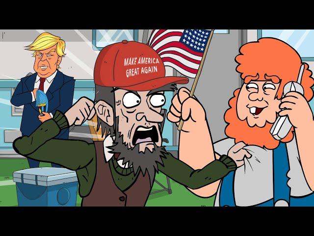 Democrat Rampages When Invited to COVID Party (animated prank call)