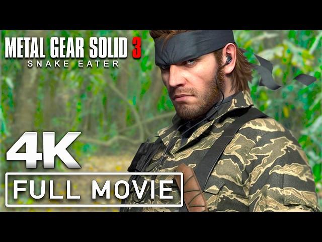 METAL GEAR SOLID 3: SNAKE EATER All Cutscenes (Full Game Movie) 4K 60FPS Ultra HD