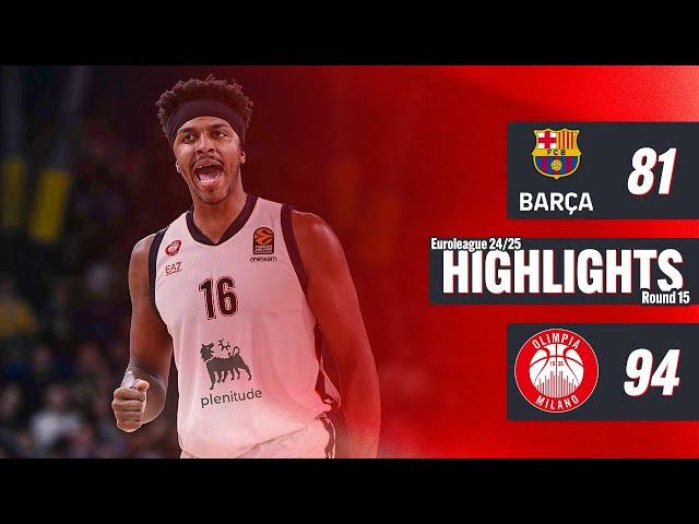 Barcelona - Olimpia Milano Highlights