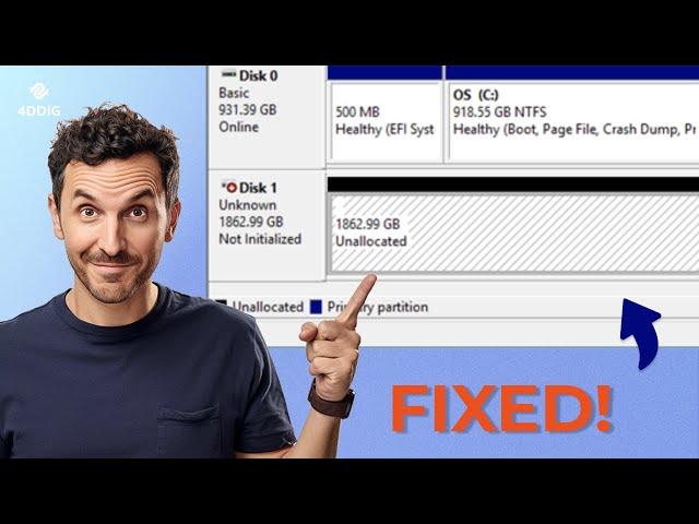 [DISK NOT INITIALIZED FIX] How to Fix “Disk 1 Unknown, Not Initialized” - 5 Ways | 2025