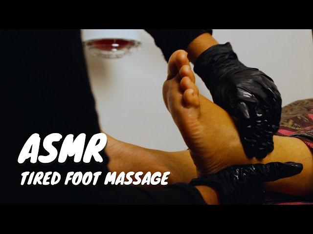 ASMR SLEEP THERAPY FOOT MASSAGE WITH GUA SHA RELAXING [ NO TALKING ]