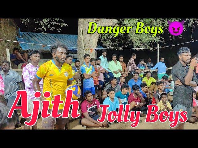 Good Fighting  Match  Danger Boys Vs Jolly Boys  Vellore Volleyball Tournament Pangalathan