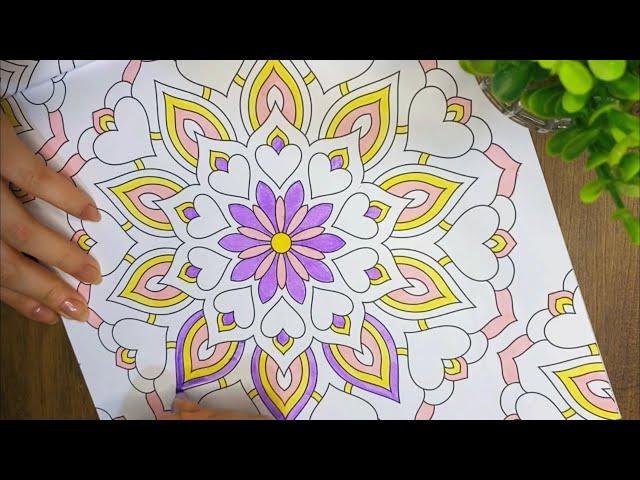 RELAXING WITH ASMR VIDEO | Mosaic coloring  | Satisfying and deep sleep 