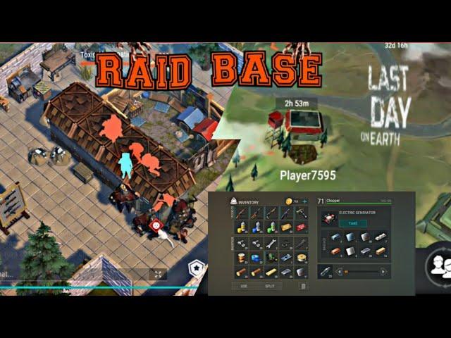 Ldoe raiding base player 7595  | #ldoe#raidbase#raidbug#LastDayonEarth