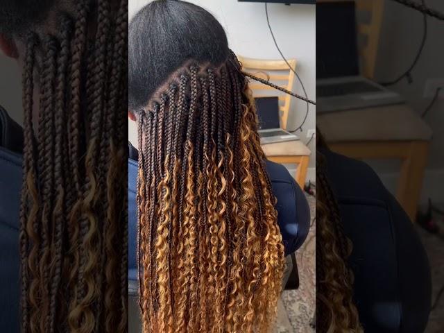 Gypsy/boho braids with 100% human hair