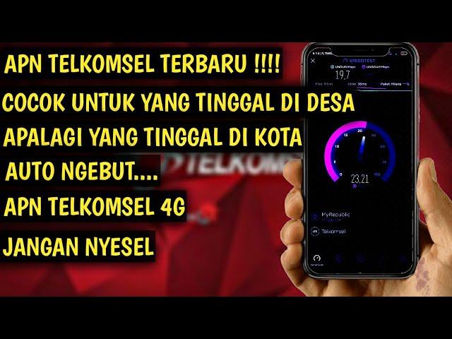 Apn telkomsel 4g tercepat terbaru, cocok untuk yang tingal di desa, apalagi yang di kota auto ngebut