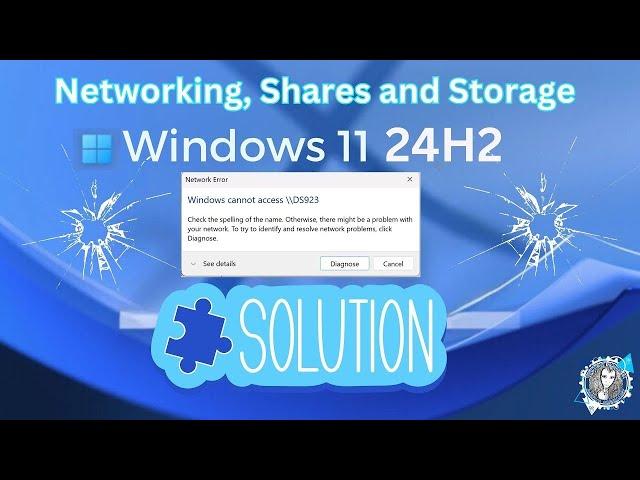 2024 - Fix PATH NOT FOUND - Error 0x80070035 with Windows 11 Pro 24H2