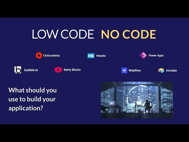 No Code vs Low Code. What should you use for your app?