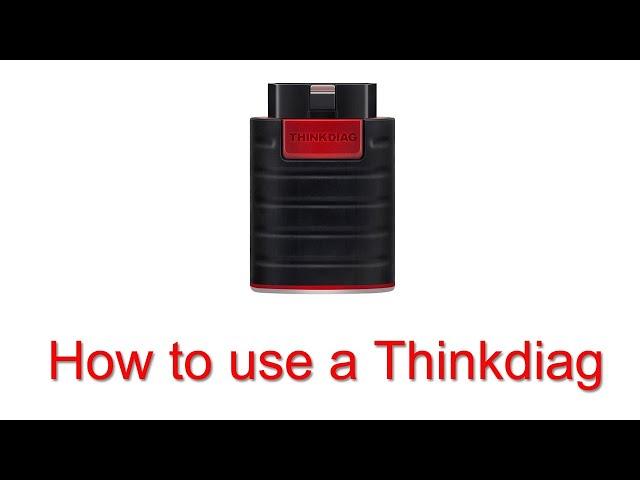 how to use a Thinkdiag