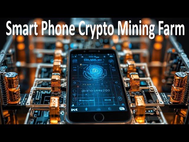 Smart Phone Crypto Mining Farm