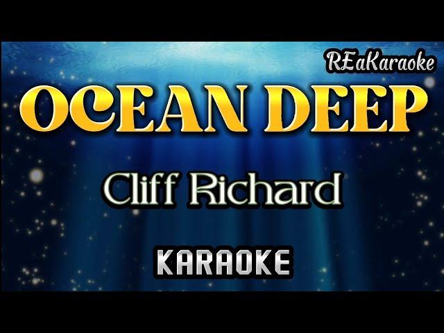 OCEAN DEEP - Cliff Richard | Karaoke (@reakaraoke )