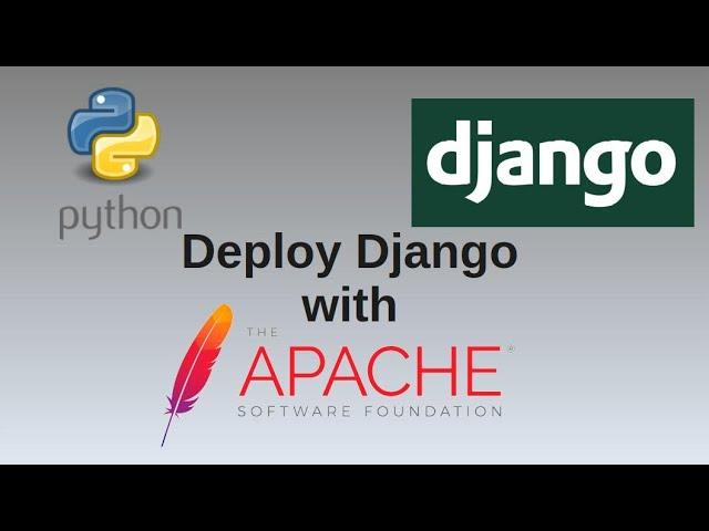 Deploy Django with Apache and mod_wsgi on Windows Server 2019