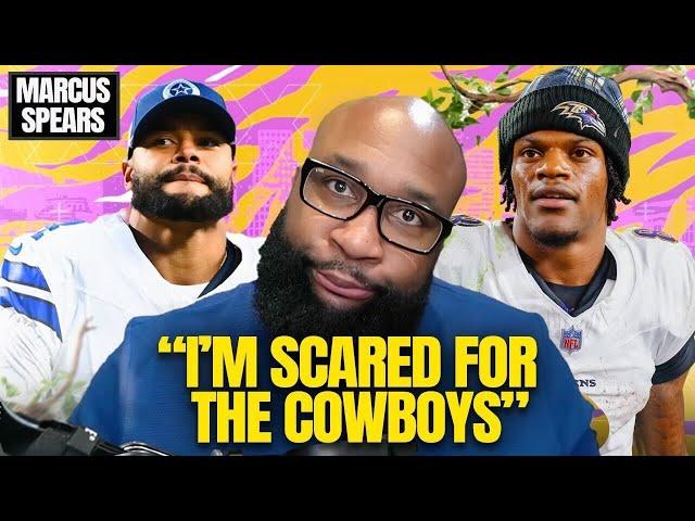 ‘I’m SCARED for the Cowboys’ - Marcus Spears WORRIED ahead of Cowboys vs. Ravens  | Swagu