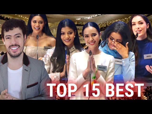 Miss World 2025 TOP 15 BEST IN HEAD TO HEAD  