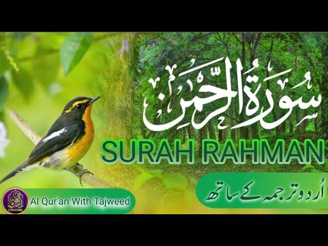 Surah Ar’Rahman (الرحمٰن) by Qari Mubashir Hassan shb Heart touching recitation - Quran is blessing