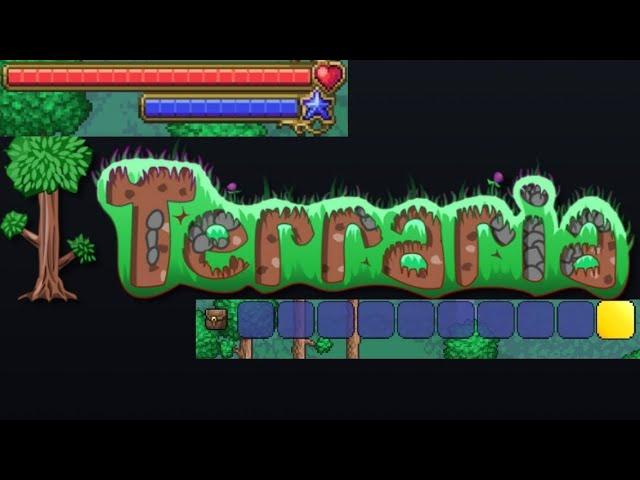 how to change health and mana style/hot bar orientation in terraria mobile! 1.4.4.9.5.