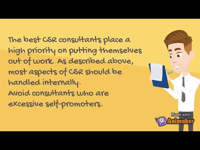 Few tips for selecting a CSR Consultant | Corporate Social Responsibility