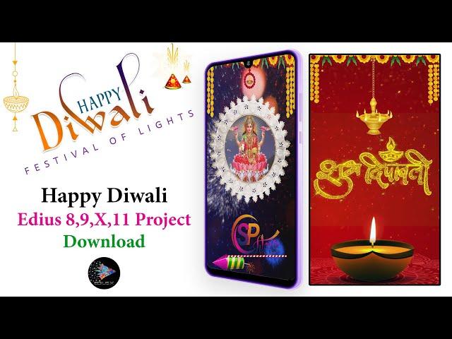 Happy Diwali || Happy Deepawali 2024 || Edius 8,9,X,11 Project Download || DK ARNIYA