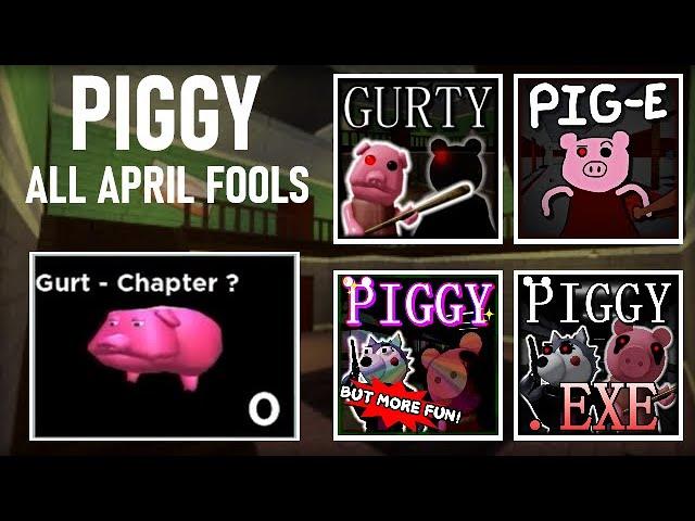 PIGGY ALL APRIL FOOLS 2020 - 2024