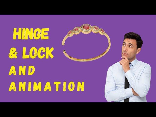 How to make Bracelet's Hinge & Lock with Rhino