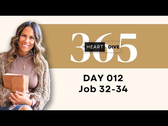 Day 12 Job 32-34 | Daily One Year Bible Study | Audio Bible Reading with Commentary