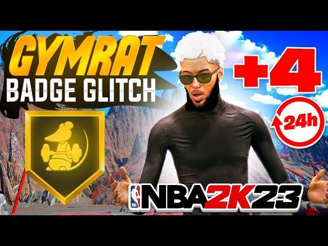 *NEW* NBA 2K23 INSTANT GYM RAT BADGE & GATORADE GLITCH! UNLIMITED BOOST GLITCH FOR FREE!