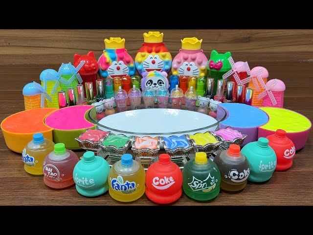 SODA SLIME | Mixing random into Glossy Slime I Relaxing slime videos