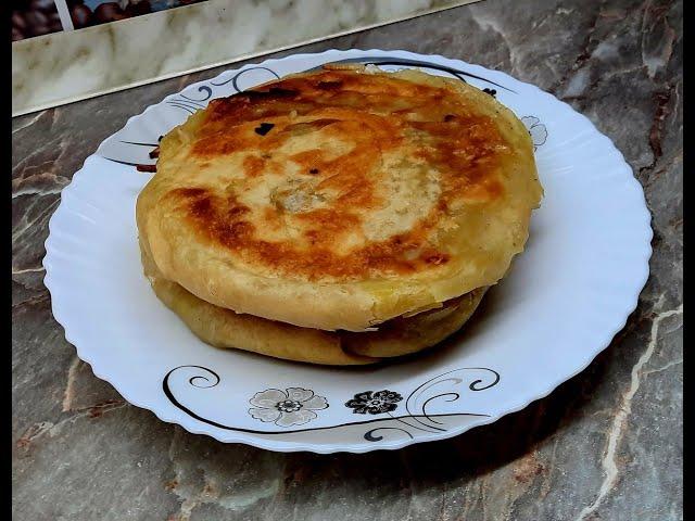 Вкуснейшие ЛЕПЕШКИ С ЛУКОМ НА СКОВОРОДЕ Проще не бывает  CREATES WITH ONIONS IN A FRYING PAN 