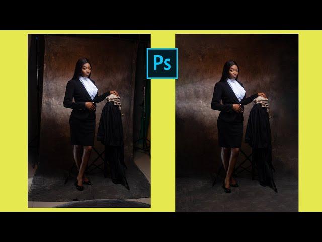 How to Extend backdrop in photoshop