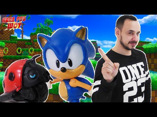 Папа РОБ снова играет в SONIC RUNNERS! Часть 2! 13+