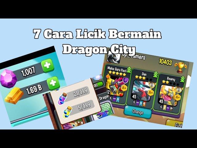 Cara licik bermain dragon city | tips dan trik jitu