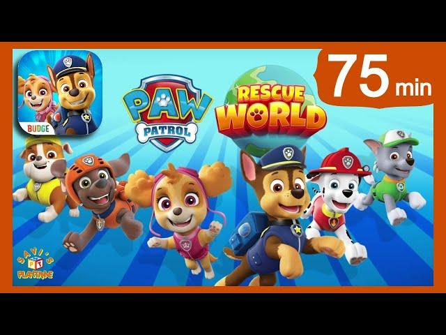 PAW PATROL RESCUE WORLD - CHASE, SKYE, MARSHALL, ZUMA, ROCKY, RUBBLE Gameplay Walkthrough