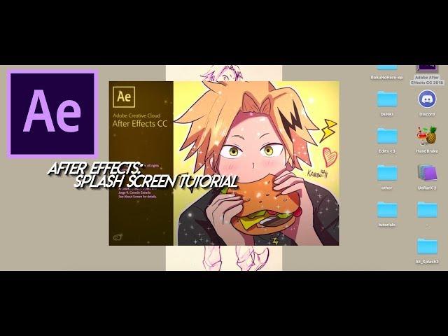 After Effects || Splash Screen Tutorial #3