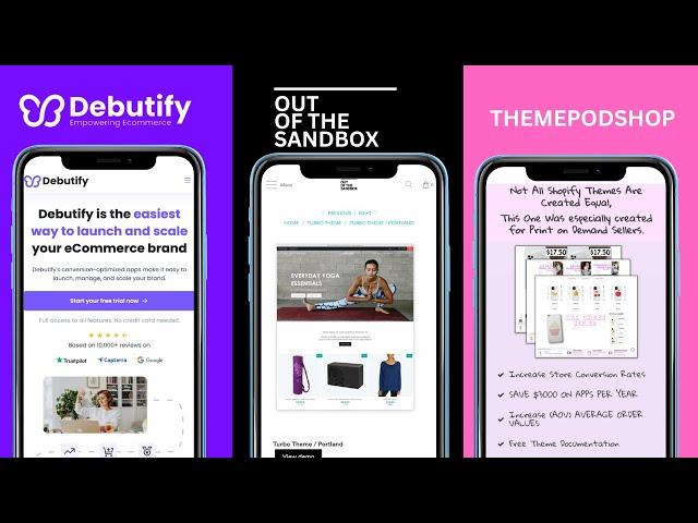 Turbo Theme Vs Debutify Vs themePodshop For Print On Demand