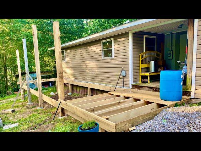 Building a Rustic Porch / part 1