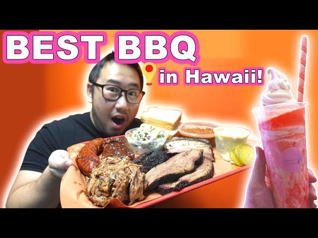 BEST BBQ in Hawaii! || [Honolulu, Oahu, Hawaii] Texas Style BBQ and Shave Ice