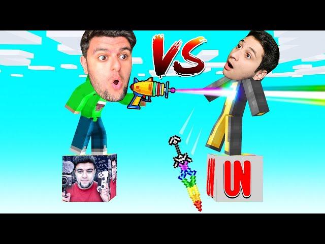 Geo Zaxid -ის იღბლიანი ბლოკი VS Ubralod Noobi -ის იღბლიანი ბლოკი Minecraft -ში!