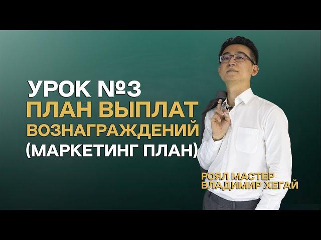 Урок №3 | План Выплат Вознаграждений (Маркетинг План) - Владимир Хегай | Атоми Казахстан