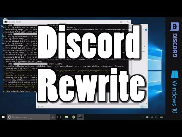 Discord Rewrite Tutorial - How to Install Discord Rewrite on Windows 10